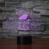 Lampe LED 3D Moto Harley - Motard Passion