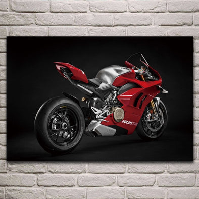 Tableau Moto Sportive Ducati - Motard Passion