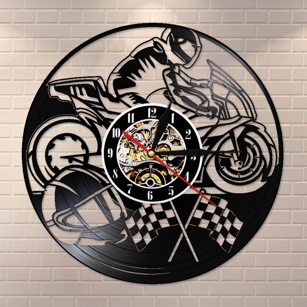 Horloge Murale Triumph TR2, Design Auto, 20x30 Cm, Aluminium, Fabrication Française
