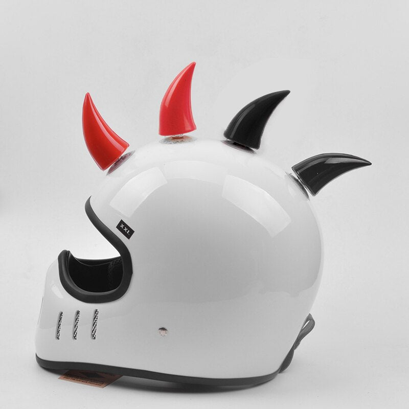 Cornes De Diable Pour Casque, Corne De Démon De Diable De Casque De Moto Coloré Avec Accessoires De Décoration De Ventouse (Noir Cornes De Diable Pour Casque, Corne De Démon De Diable De Casque De Moto Coloré Avec Accessoires De Décoration De Ventouse (Noir