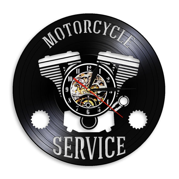 Horloge Murale Moteur Moto - Motard Passion