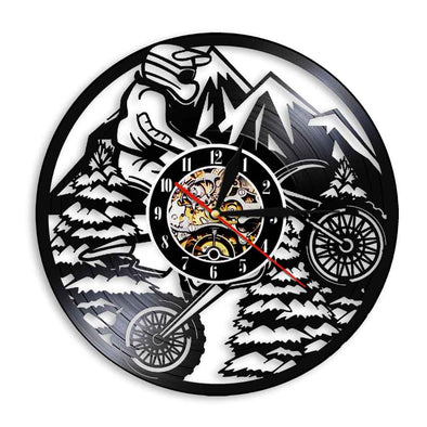 Horloge Murale Moto Enduro - Motard Passion