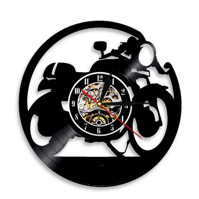 Horloge De Moto Horloges Numériques Horloge De Bureau Ornement De Moto  Modèle De Moto En Fer Forgé Décoratif Vintage Horloge[u14051]