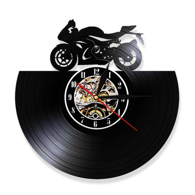 Horloge Murale Moto Racing