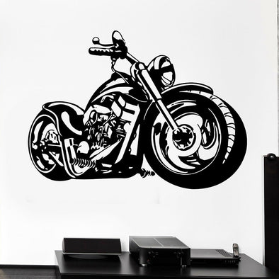 Sticker Mural Moto Custom - Motard Passion