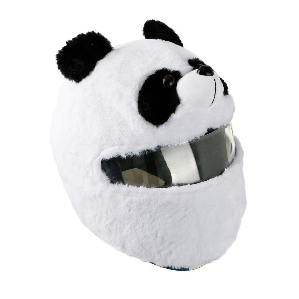 BikerFun Panda - Couvre casque - Moto - Scooter - Universel - Accessoires  de vêtements