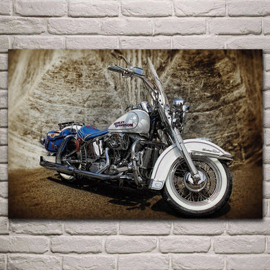 Tableau Moto Harley Davidson - Motard Passion