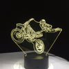 Lampe 3D Moto Freestyle - Motard Passion