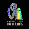 Sticker Voiture "Respect for bikers" - Motard Passion