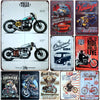 Plaque Décorative Moto Vintage - Motard Passion