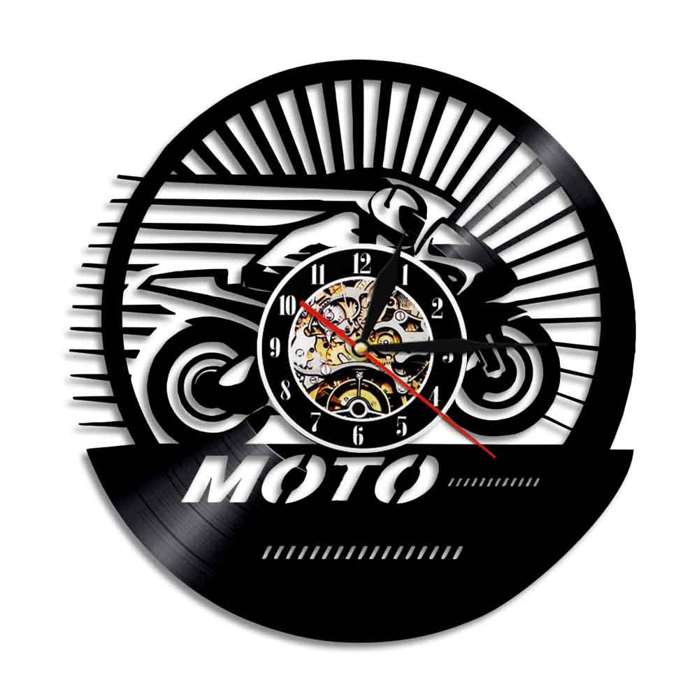 Horloge Murale Moto Sportive